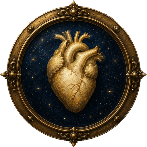 Heart medallion