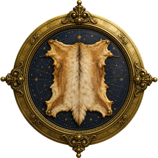 Hide medallion