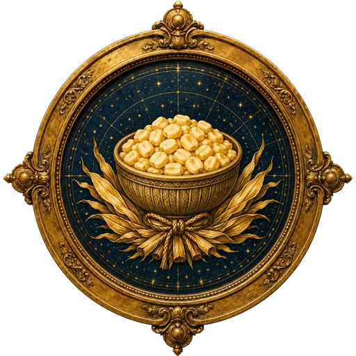 Hominy medallion