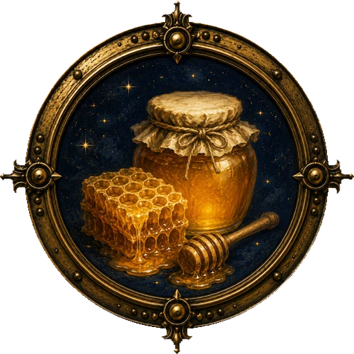 Honey medallion