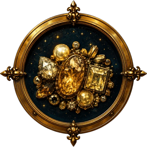 Jewels medallion