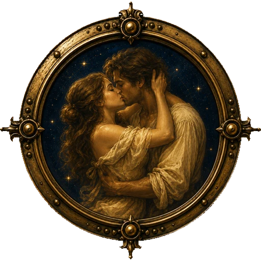 Kissing medallion