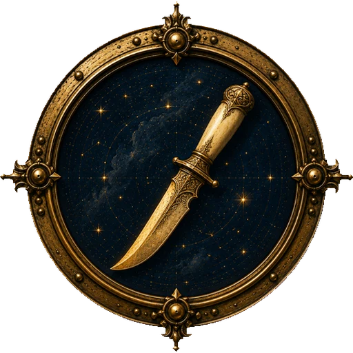 Knife medallion