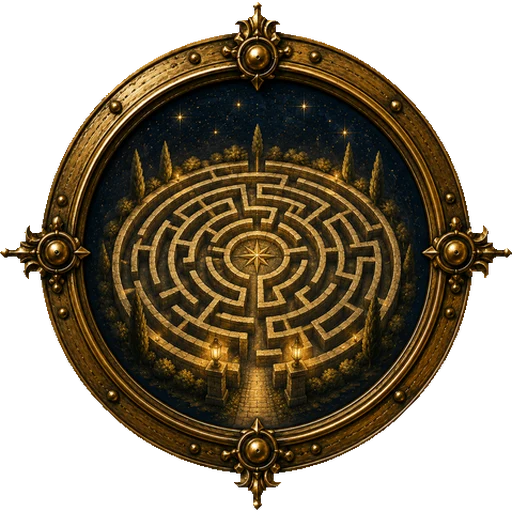 Labyrinth medallion