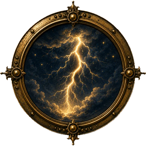 Lightning medallion