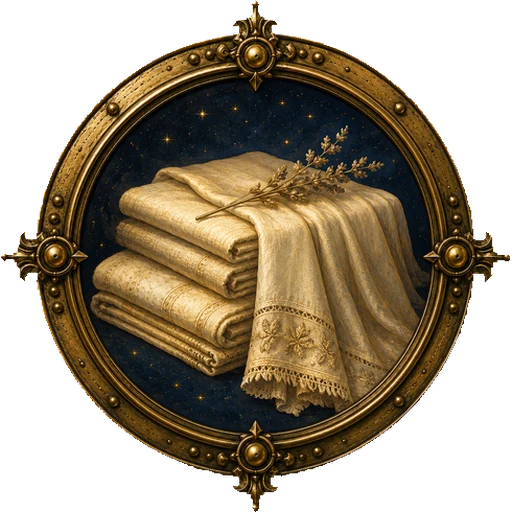 Linen medallion