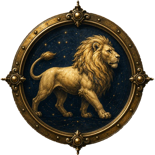 Lion medallion