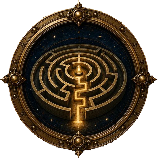 Maze medallion