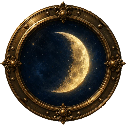 Moon medallion