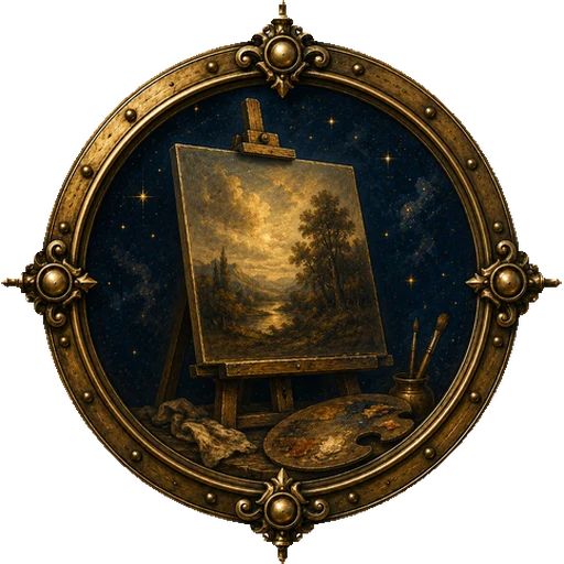 Painting medallion
