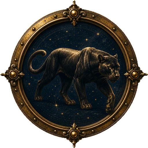 Panther medallion