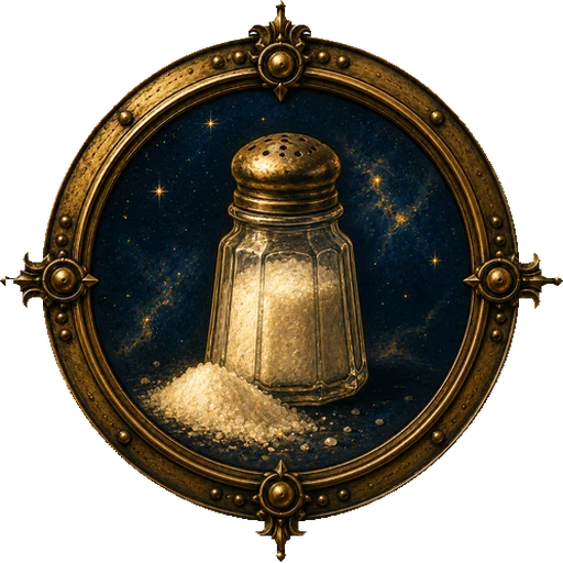 Salt medallion