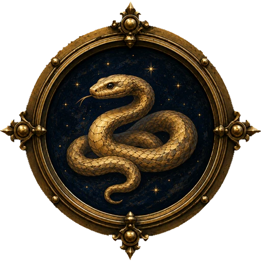Snake medallion