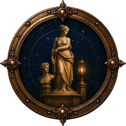 Statues medallion