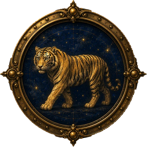 Tiger medallion