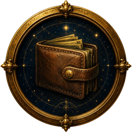 Wallet medallion