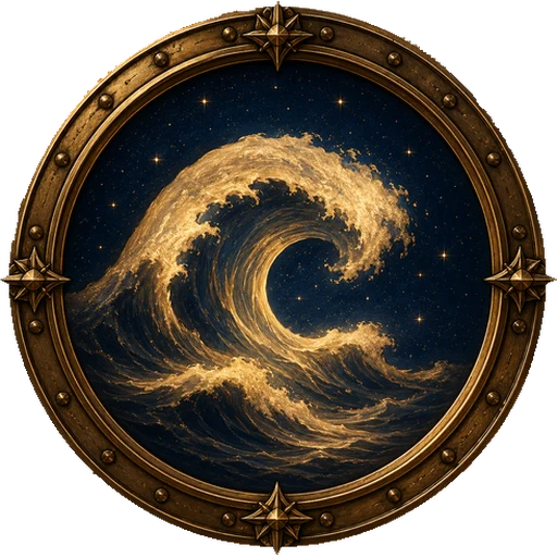 Wave medallion
