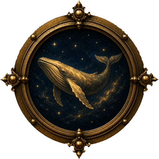 Whale medallion
