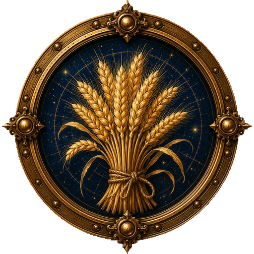 Wheat medallion