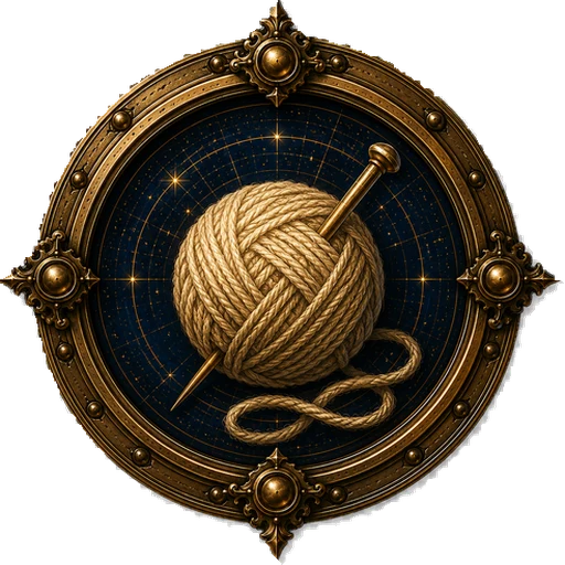 Yarn medallion