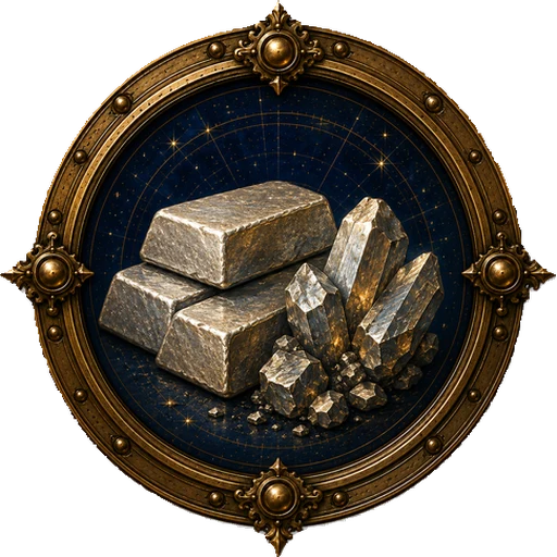 Zinc medallion
