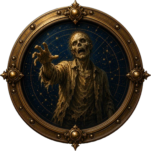 Zombie medallion